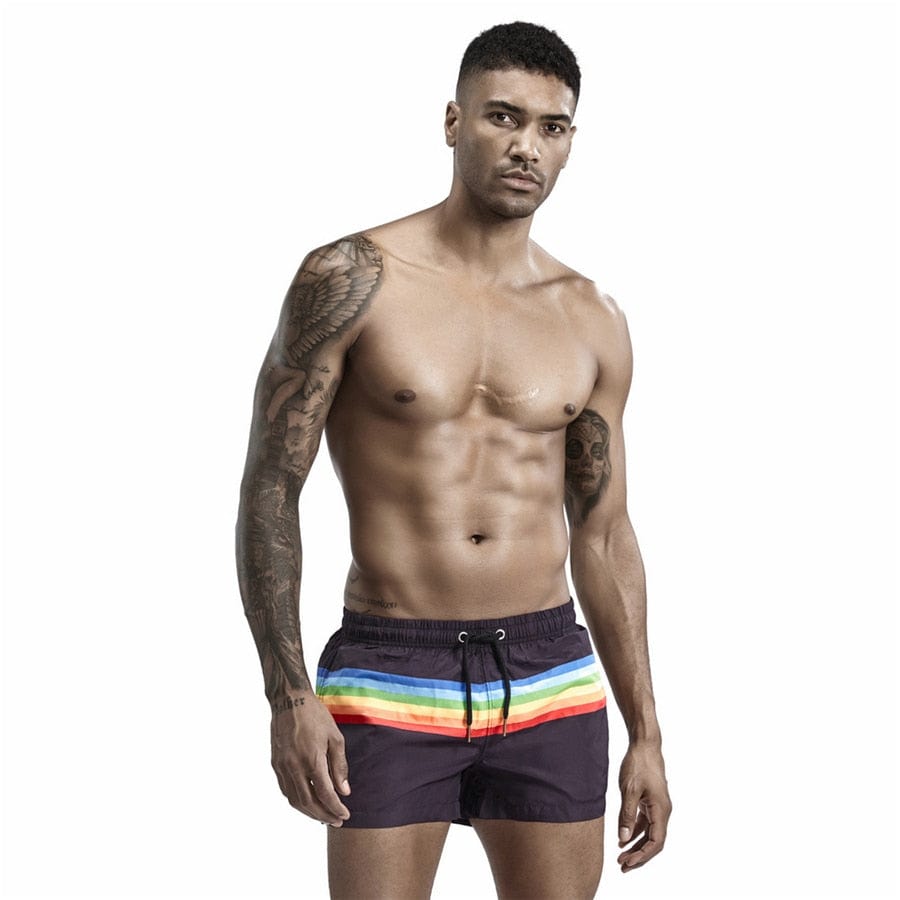 
                  
                    Rainbow Stripes Swimming Trunk Shorts INVI-Expressionwear
                  
                