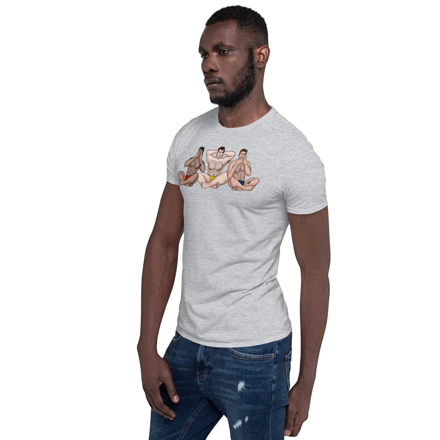 
                  
                    See No, Hear No, Speak No Evil Muscle Man T-Shirt INVI-Expressionwear
                  
                