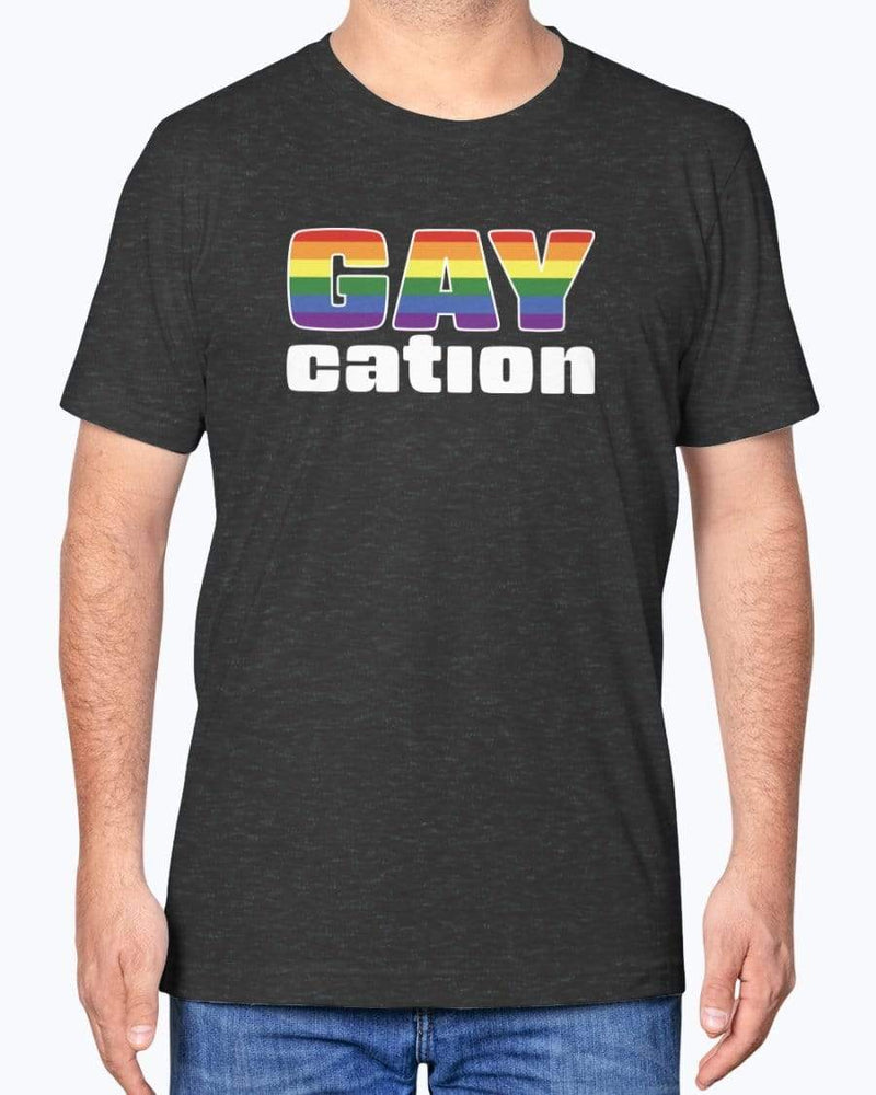 
                  
                    Shirts Dark Grey Heather / XS Gaycation T-Shirt INVI-Expressionwear
                  
                