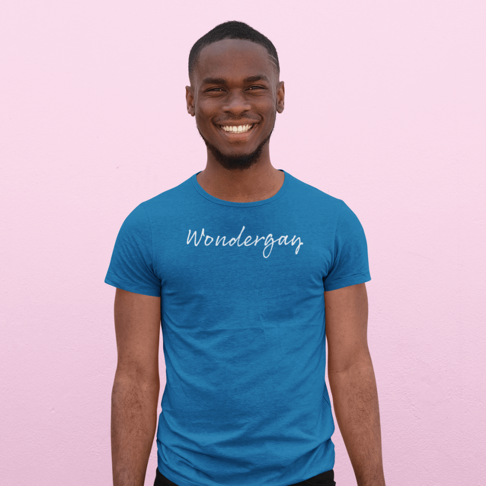 Shirts Heather Columbia Blue / XS Wondergay T-Shirt INVI-Expressionwear