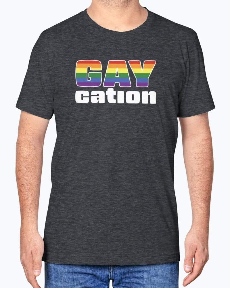 
                  
                    Shirts Heather Midnight Navy / XS Gaycation T-Shirt INVI-Expressionwear
                  
                