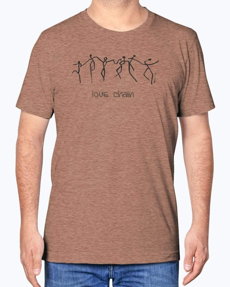 
                  
                    Shirts Heather Prism Sunset / XS Love Chain - T-shirt INVI-Expressionwear
                  
                