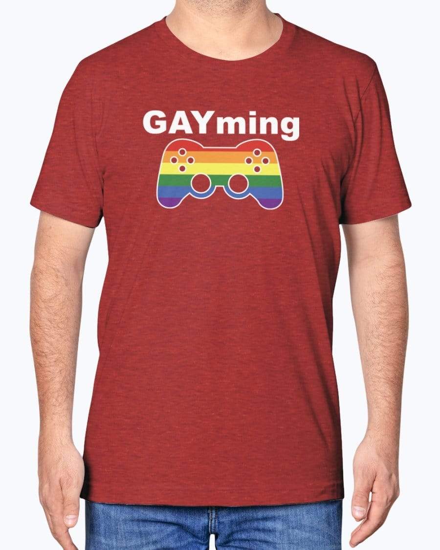 
                  
                    Shirts Heather Red / XS GAYming T-Shirt INVI-Expressionwear
                  
                