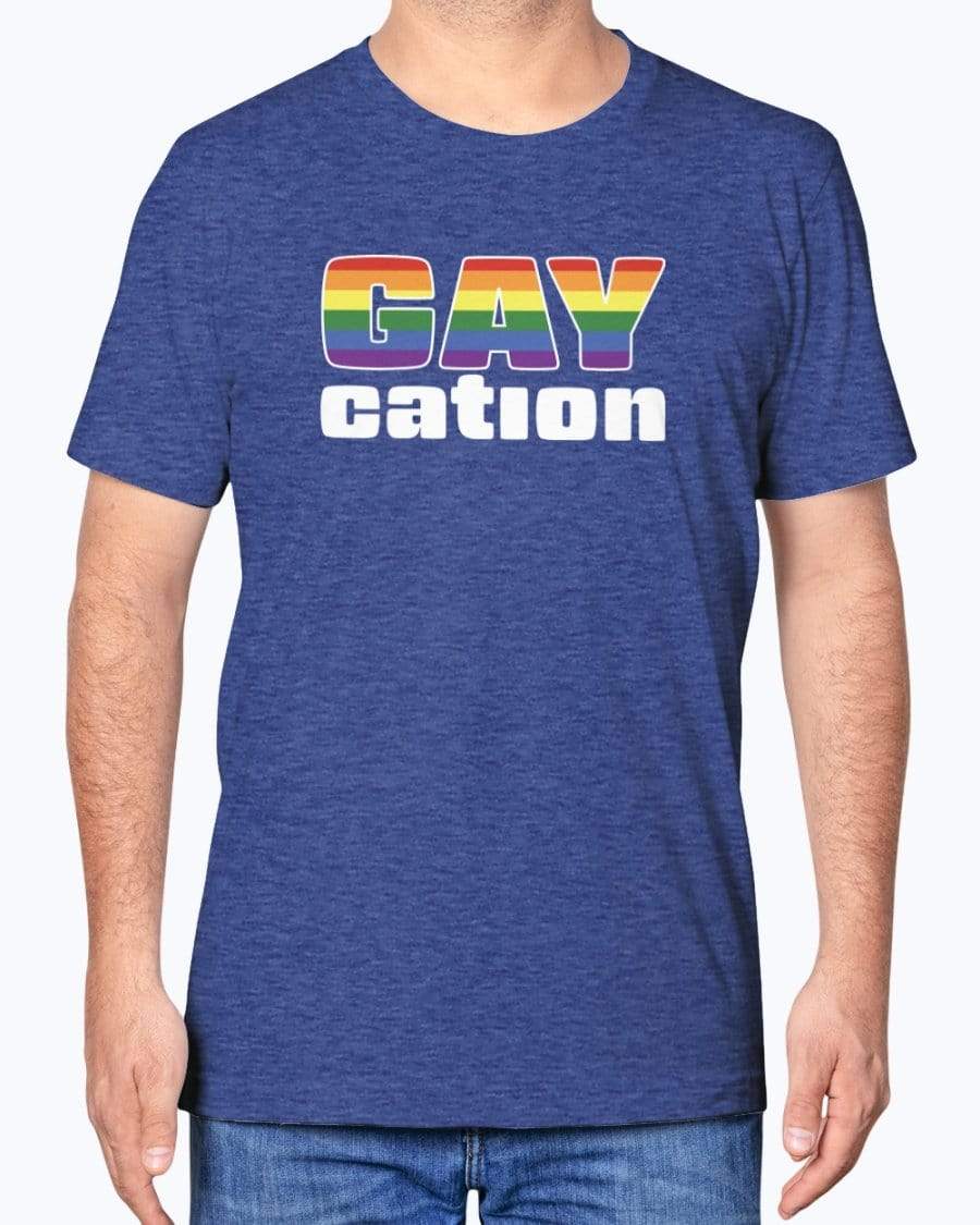
                  
                    Shirts Heather True Royal / XS Gaycation T-Shirt INVI-Expressionwear
                  
                