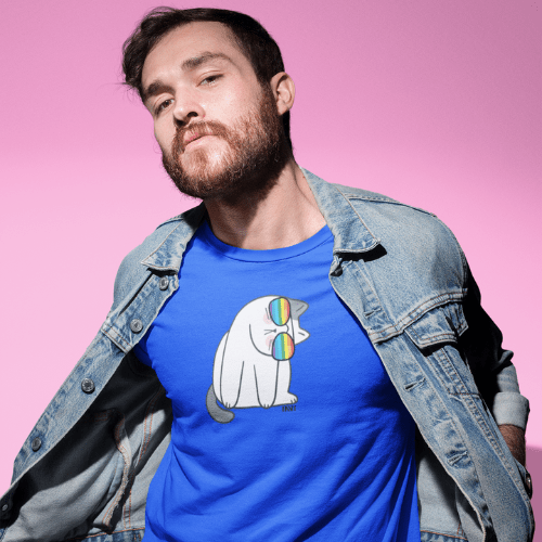 
                  
                    Shirts Royal / XS Rainbow Cat Pride T-shirt INVI-Expressionwear
                  
                