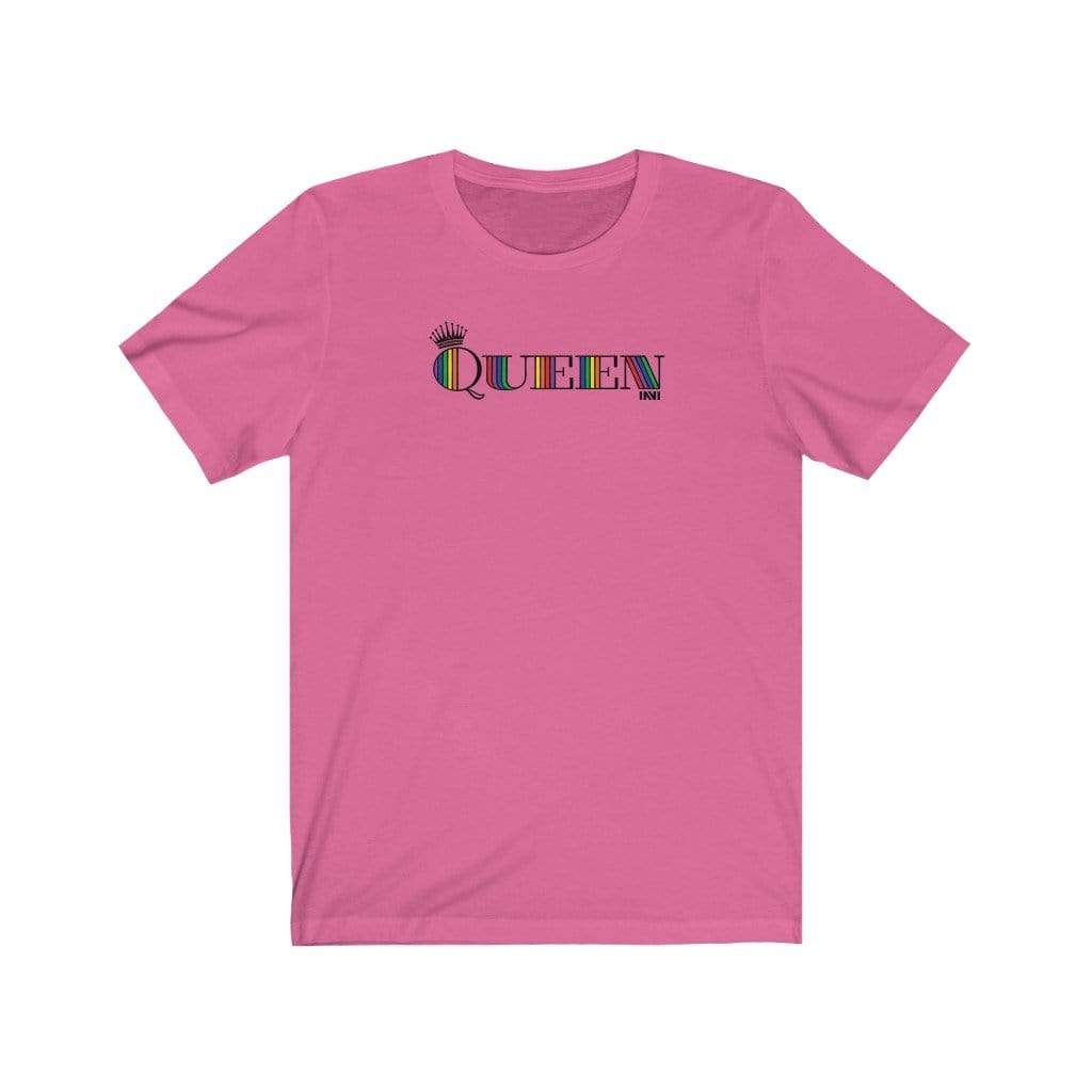 
                  
                    T-Shirt Charity Pink / S Rainbow Queen T-shirt INVI-Expressionwear
                  
                
