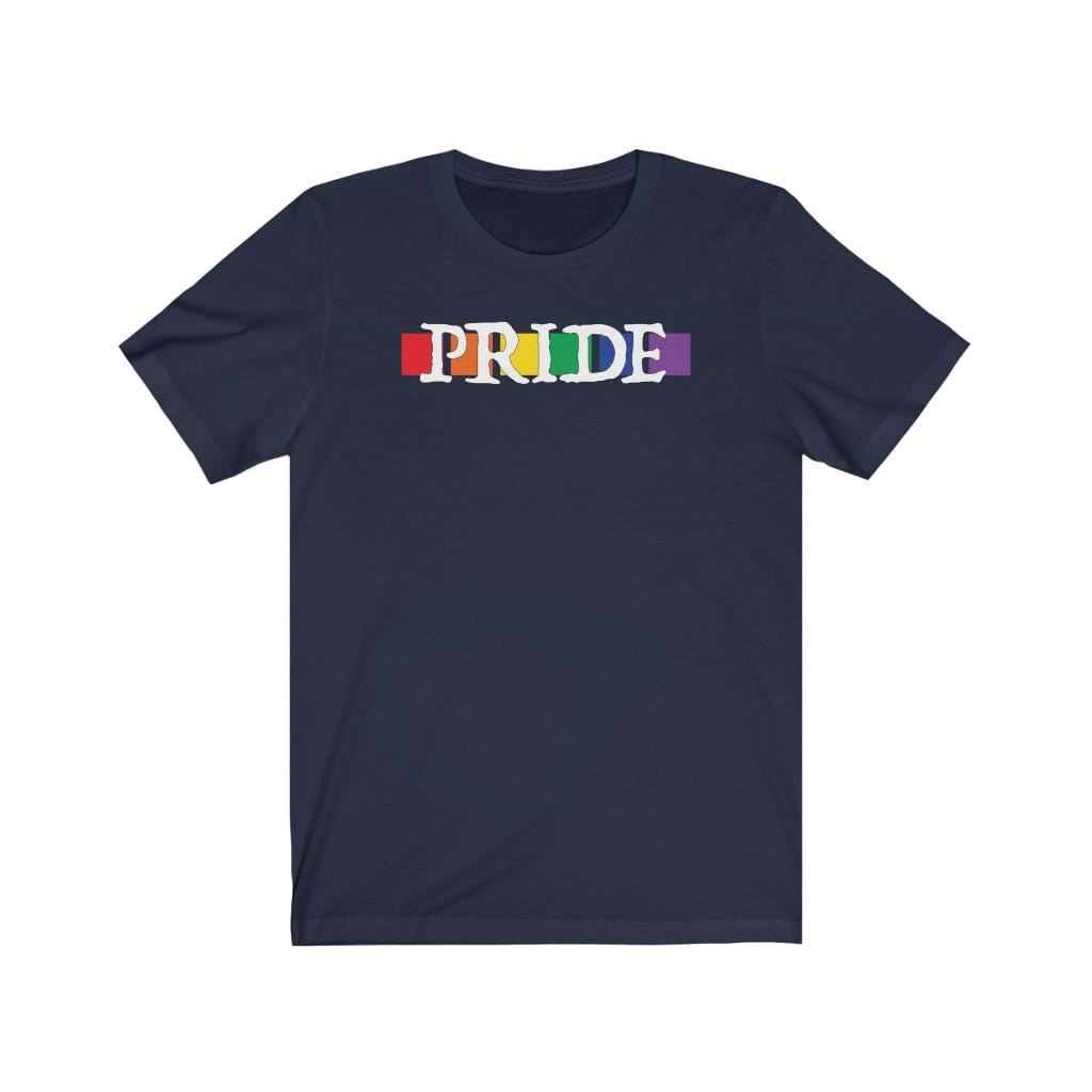 
                  
                    T-Shirt Navy / L Pride Cube Design T-shirt INVI-Expressionwear
                  
                
