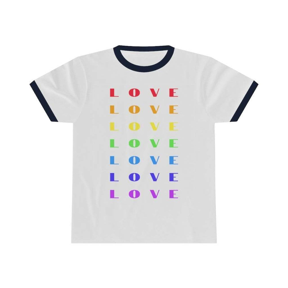 
                  
                    T-Shirt Rainbow Love - Ringer Tee INVI-Expressionwear
                  
                