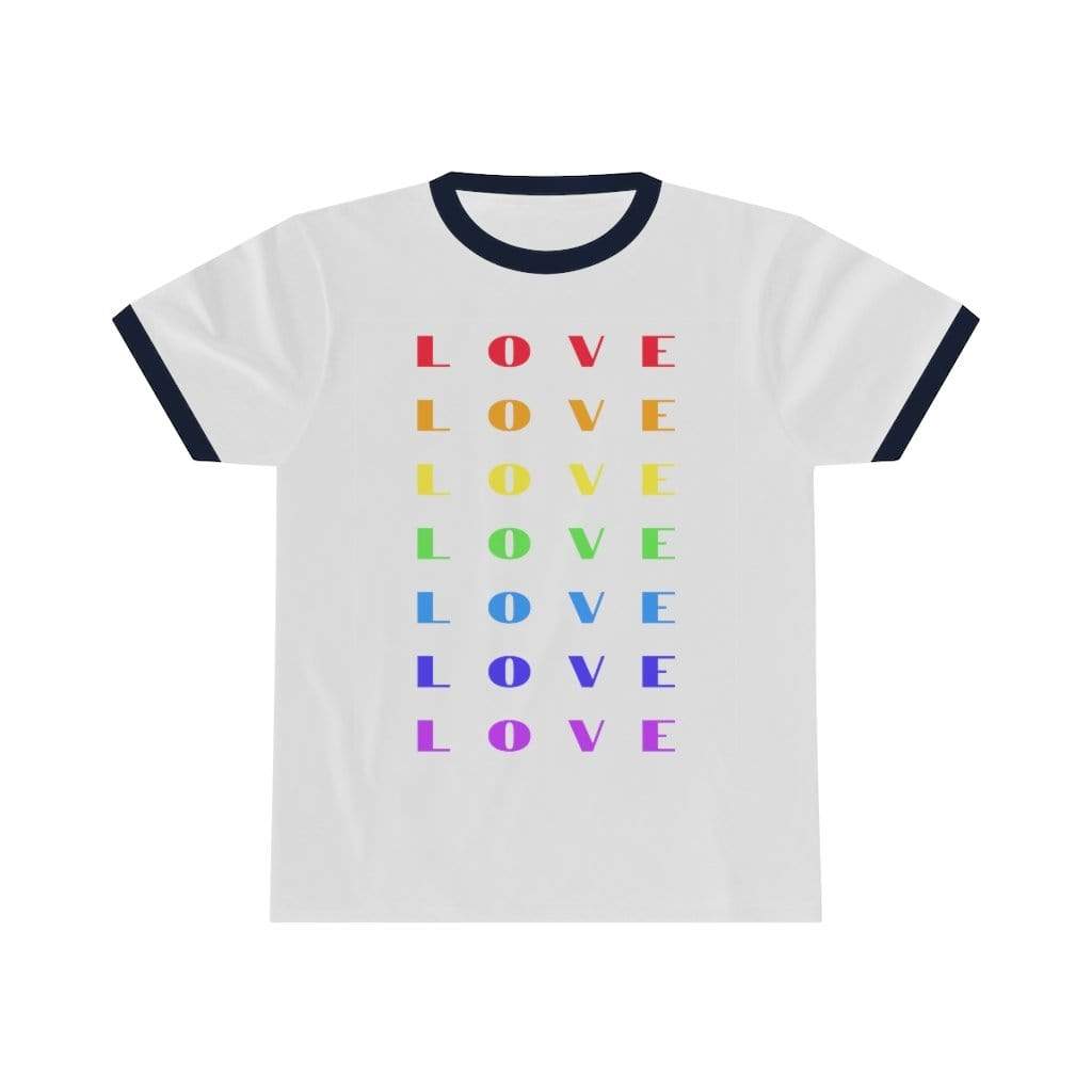 
                  
                    T-Shirt Rainbow Love - Ringer Tee INVI-Expressionwear
                  
                