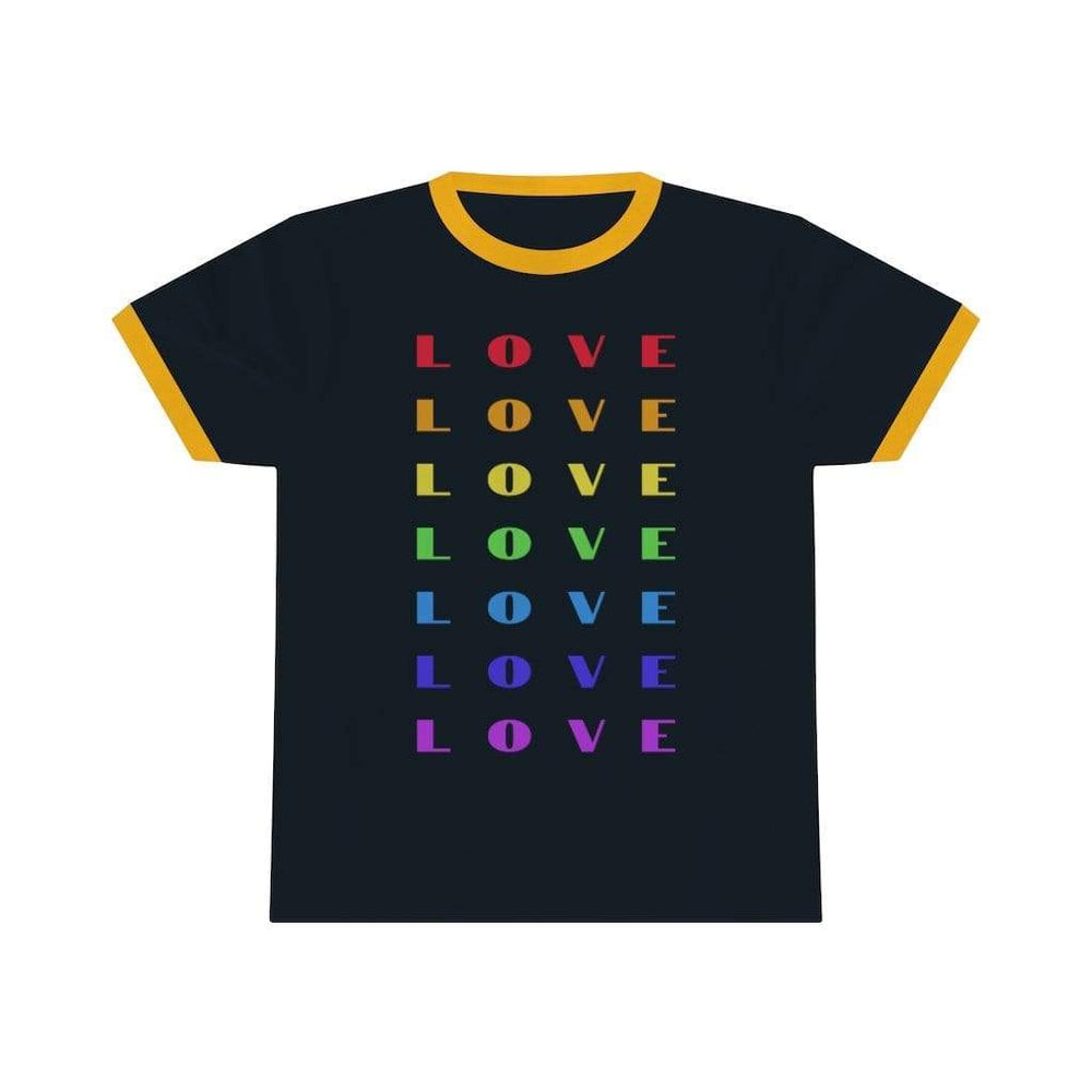 
                  
                    T-Shirt Rainbow Love - Ringer Tee INVI-Expressionwear
                  
                