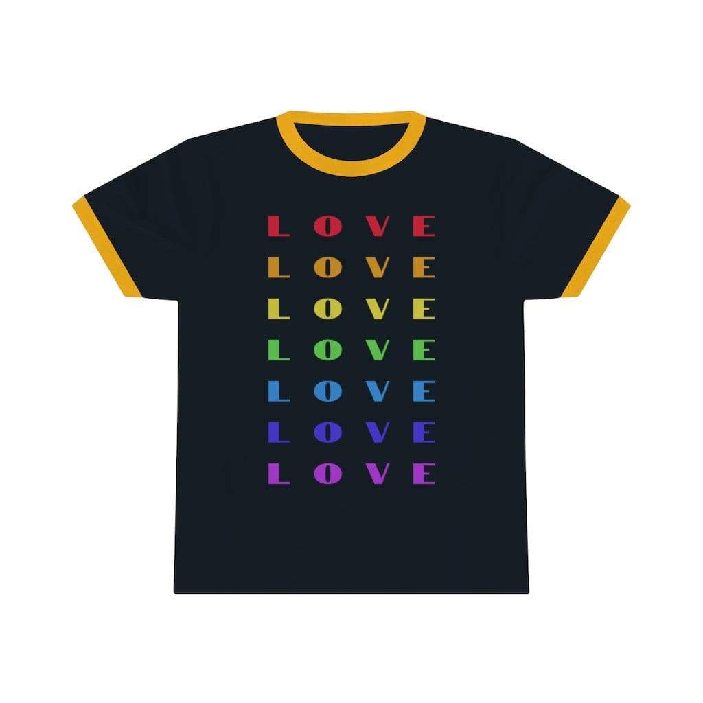 
                  
                    T-Shirt Rainbow Love - Ringer Tee INVI-Expressionwear
                  
                