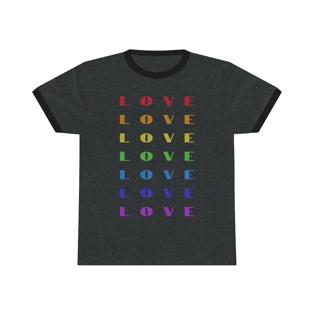 
                  
                    T-Shirt Rainbow Love - Ringer Tee INVI-Expressionwear
                  
                
