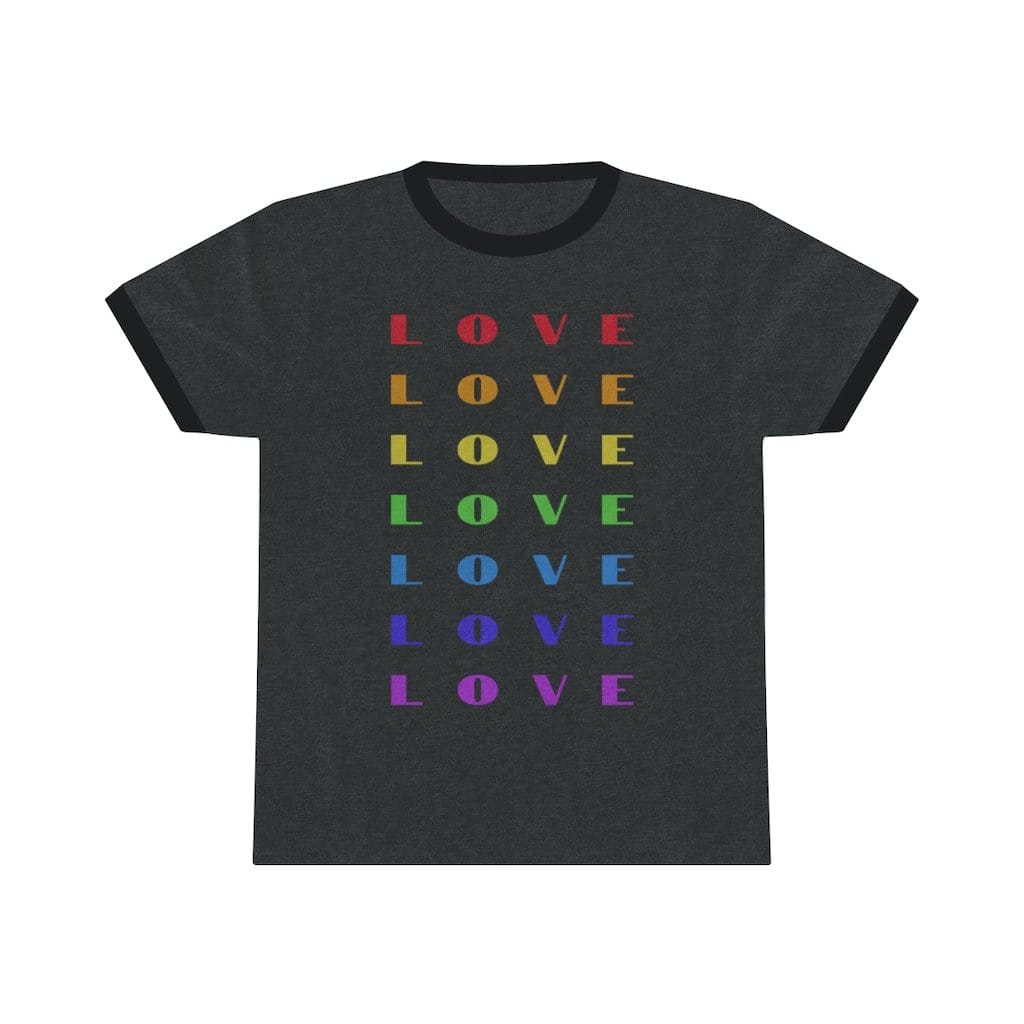 
                  
                    T-Shirt Rainbow Love - Ringer Tee INVI-Expressionwear
                  
                