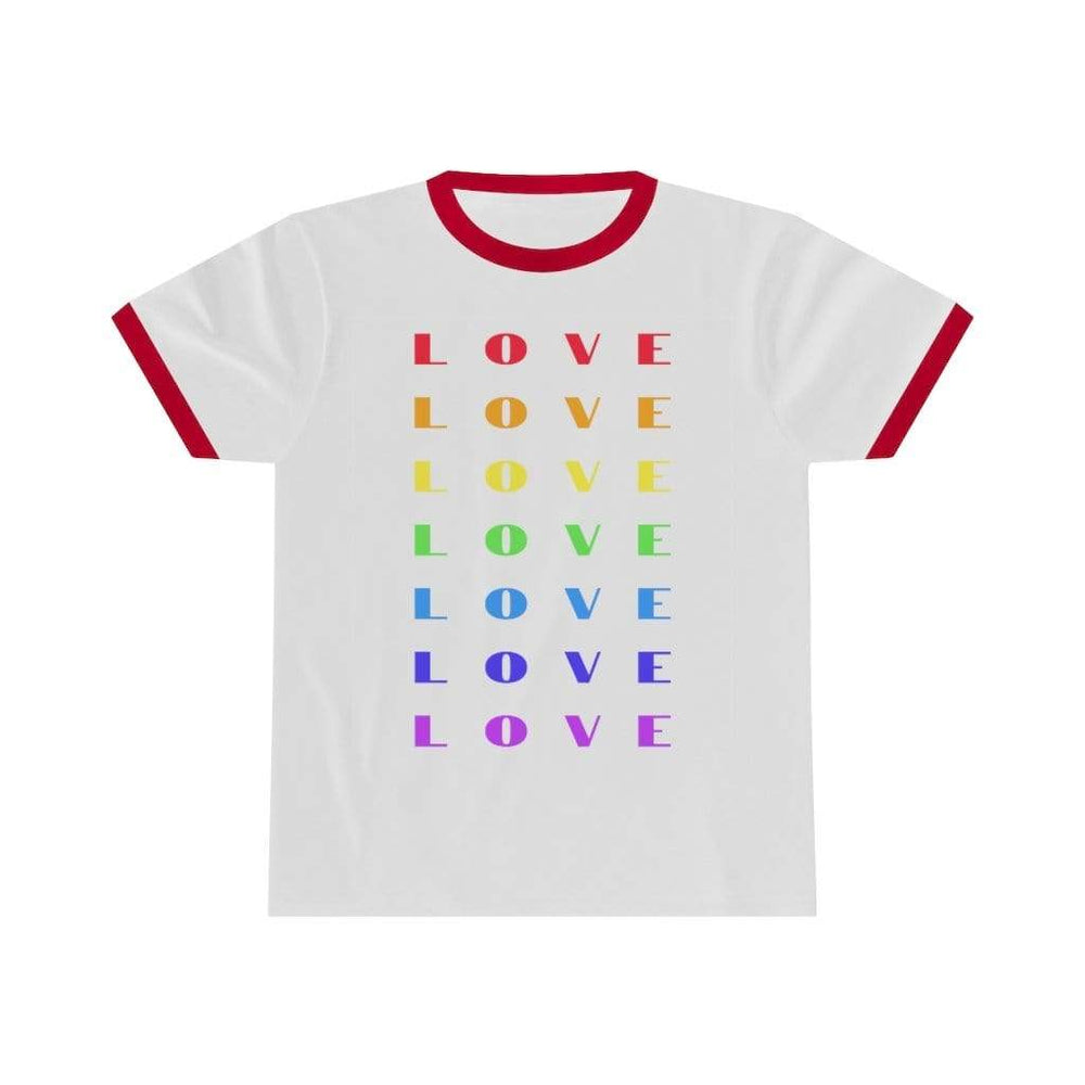 
                  
                    T-Shirt Rainbow Love - Ringer Tee INVI-Expressionwear
                  
                