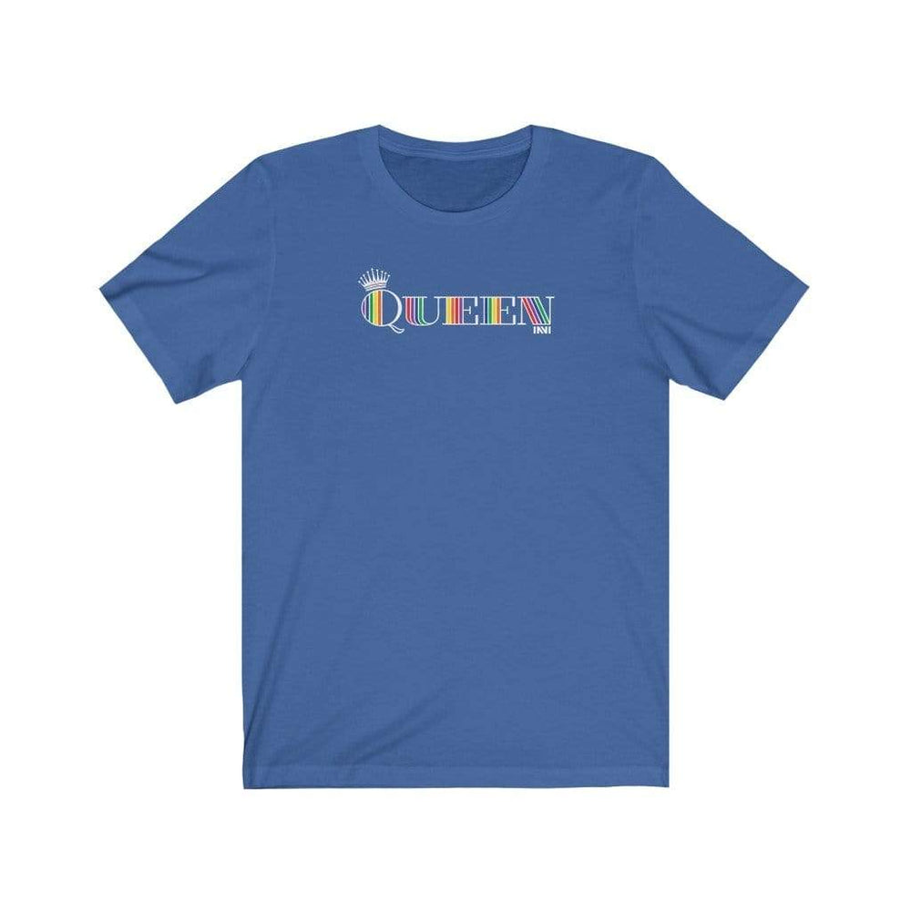 
                  
                    T-Shirt True Royal / XS Rainbow Queen T-shirt INVI-Expressionwear
                  
                