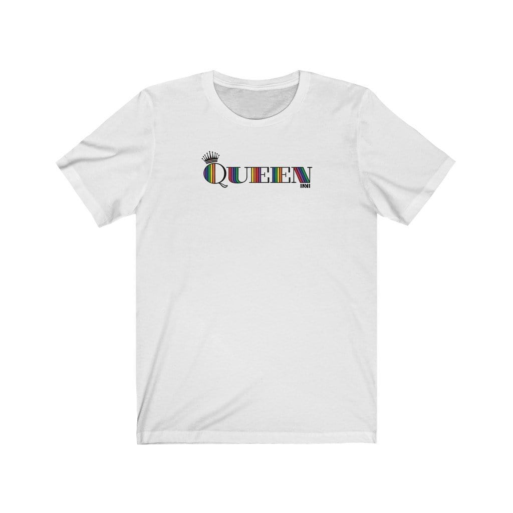 
                  
                    T-Shirt White / XS Rainbow Queen T-shirt INVI-Expressionwear
                  
                