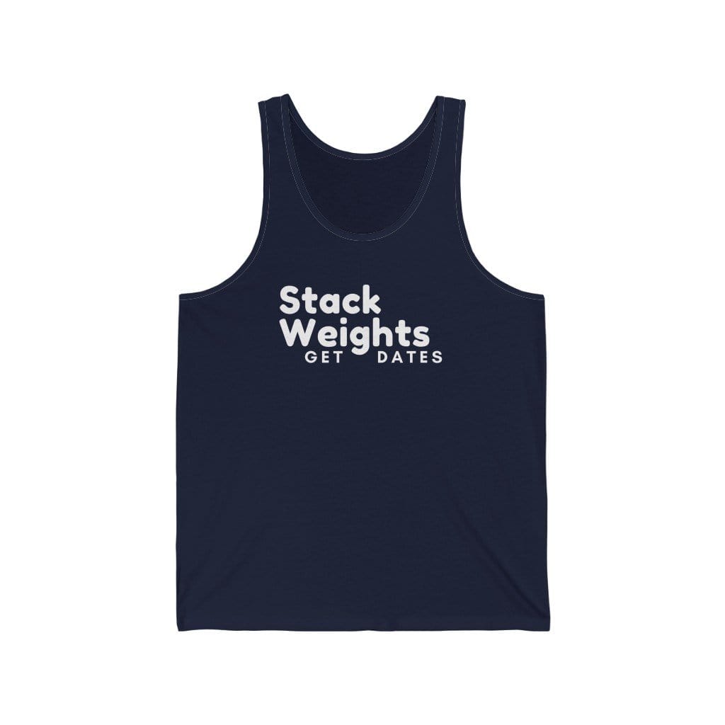 
                  
                    Tank Top Navy / XS Stack Weights Get Dates Tank Top INVI-Expressionwear
                  
                