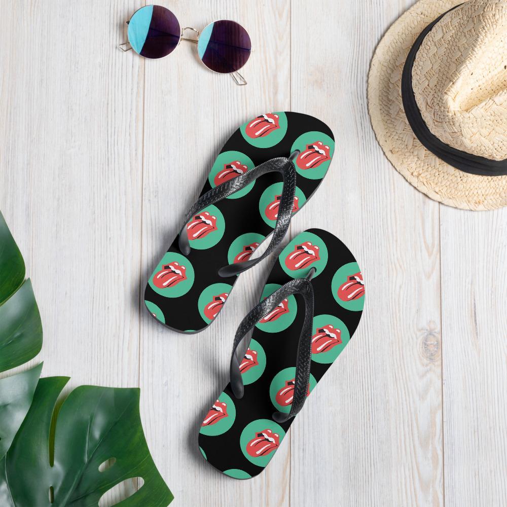 Tongue Out Flip-Flops INVI-Expressionwear