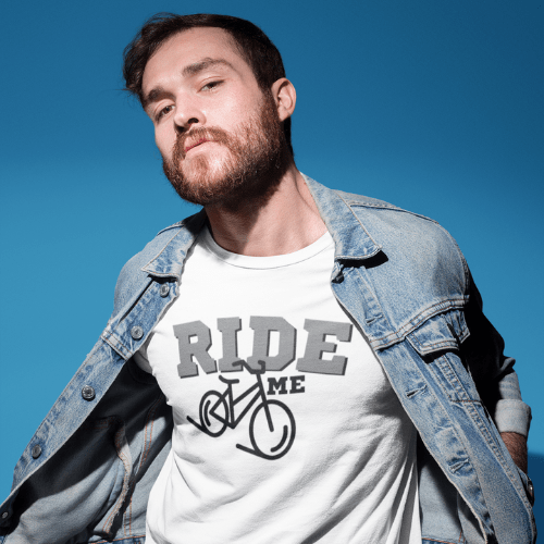 White / S Ride Me T-Shirt INVI-Expressionwear